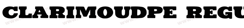ClarimoUDPE Regular字体转换